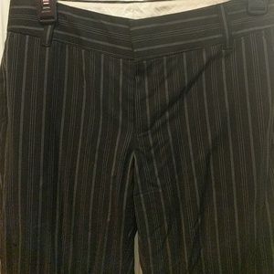Banana Republic Martin black striped capri pants